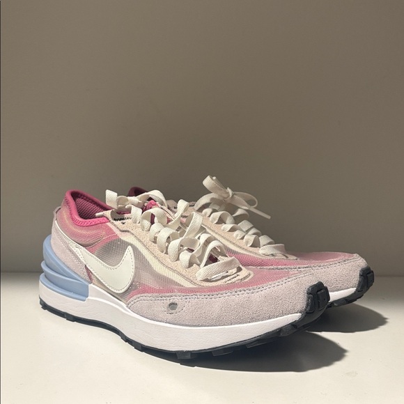 Nike Other - Pink and Blue Nike Waffles | Size 4 Youth